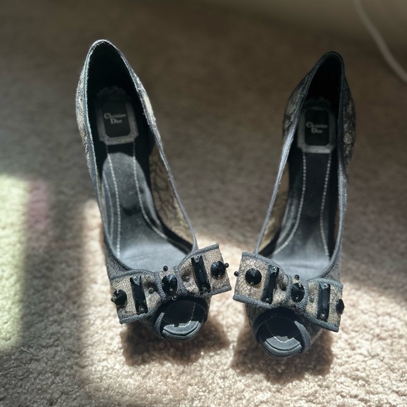 Y2K Christian Dior with lace and crystal pattern, - Picture 2 of 7